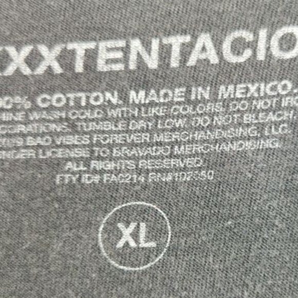 Black XXXTentacion T-Shirt, Size XL - Picture 2 of 3